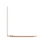 Apple Ordinateur Portable MacBook Air 2020 : Puce M1, éCran Retina 13′′, 8 Go de RAM, 256 Go de Stockage SSD, Clavier rétroéClairé, Caméra FaceTime HD, Touch ID; Or