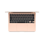 Apple Ordinateur Portable MacBook Air 2020 : Puce M1, éCran Retina 13′′, 8 Go de RAM, 256 Go de Stockage SSD, Clavier rétroéClairé, Caméra FaceTime HD, Touch ID; Or