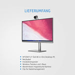 HP Envy All in One PC | Écran UHD 27" 4K | Intel Core i7-12700 | 32 Go de RAM DDR5 | SSD 3 to | NVIDIA GeForce RTX 3060 | Windows 11 Home | Clavier QWERTZ | Argent