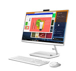 Lenovo IdeaCentre AIO 3 Gen 6 Ordinateur de Bureau 2-en-1 Écran FullHD 23,8" AMD Ryzen 5 5500U 16 Go RAM, SSD 512 Go, Windows 11 Home Blanc - Souris et Clavier QWERTY Espagnol sans Fil