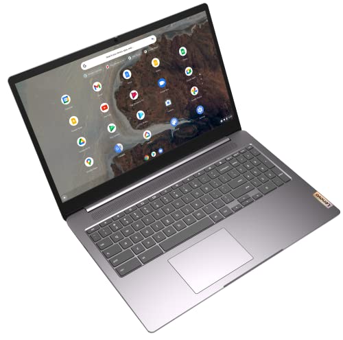 Lenovo IdeaPad 3 Chromebook 15IJL6 - Ordinateur Portable 15.6'' FHD (Celeron N4500, RAM 4Go, 64GB eMMC, Intel UHD Graphics, Chrome OS) Clavier AZERTY (français) - Gris foncé